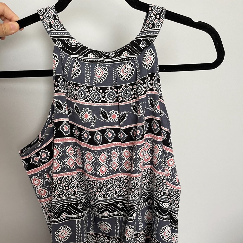 The loft patterned tank